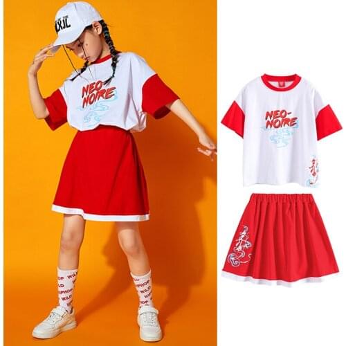 Childrens Day Performance Stage Wear Cheerleaders Sports Meeting Class Service Team Costume Jazz Dancing Clothing Suit YS1487