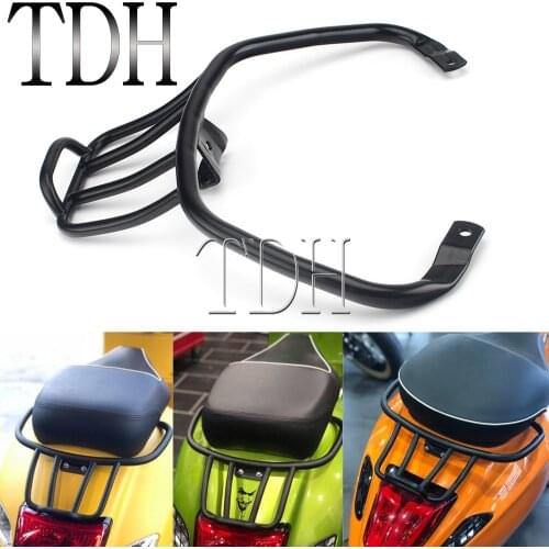 CNC Aluminum Rear Luggage Rack Bracket Holder Shelf Rear Luggage Bag For VESPA PRIMAVERA SPRINT 150 Motorcycle Accessories