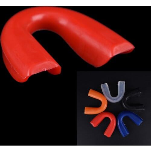 1 Set New Shock Sports Mouthguard Mouth Guard Teeth Protect for Boxing Basketball Top Grade Gum Shield