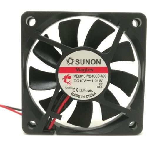 MB60101V2-000C-A99 12V 1.01W 6010 ultra-thin cooling fan 6 Month Warranty