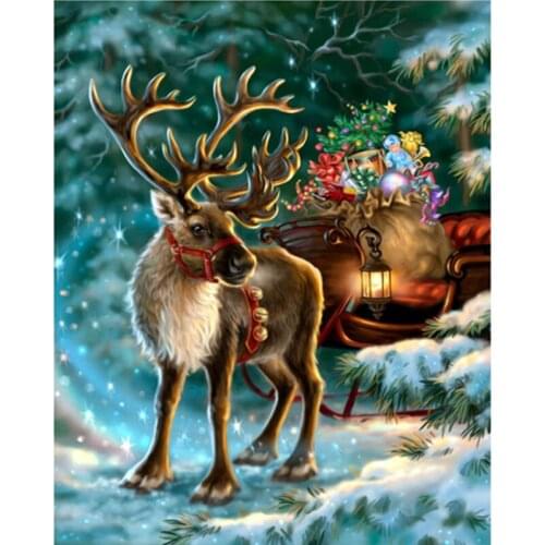 3DIY Diamond Painting Gift Diamond Embroidery Christmas Tree Home Decor Diamond Rhinestone Mosaic 5D Cross Stitch Kit