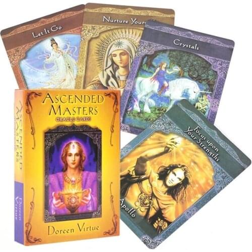 New Ascended Masters cards guidance -divination fate tarot deck board game 44 cards/sets