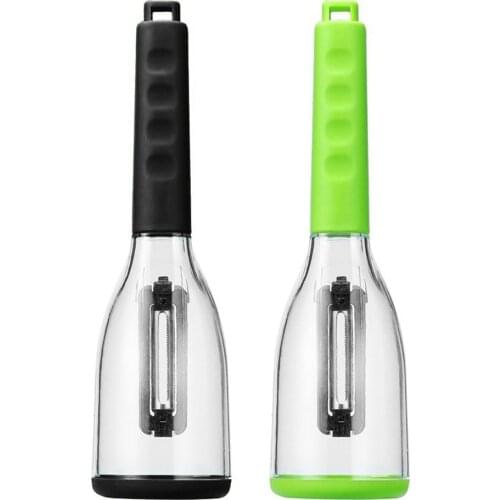 Storable Fruit Peeler With Non-Slip Handle Manual Vegetable Slicer Carrot Peeler Kitchen Accessories