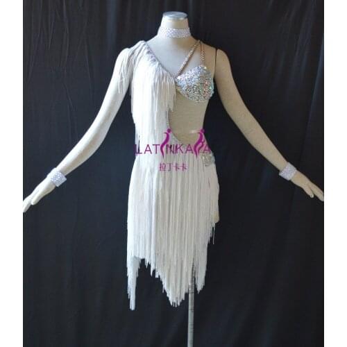 KAKA-L1527,Women Dance Wear,Fringe Latin Dress,Salsa Dress Tango Samba Rumba Chacha Dress,women dance dress