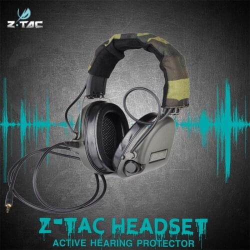 Element Z-Tactical Z037 Sordin Ver Leather Headband Style Get Rid 3.5 Mm Shooting Range Protection Hearing Headset