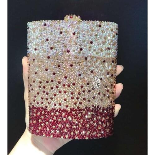 Classic Designer Luxury gold crystal wedding party evening bag women clutch purse bags ladies Day Clutches bags crossbody bag