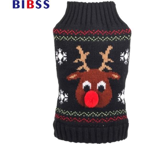 Winter pet dog clothes Warm red nose Dog Costume Thicker Coat dog clothes for small dogs Cute Puppy with 4 size