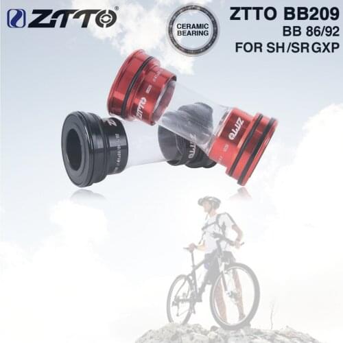 ZTTO Ceramic BB209 Press Fit Bottom Brackets for BB92 BB90 BB86 Frame Compatible Road Bike MTB 24mm 22mm GXP Crankset Universal