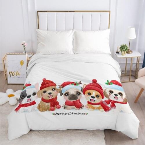 1pc Children Cartoon Duvet cover Quilt/Blanket/Comfortable Case 140x200 Single Size Cute Bedding for child kids baby dog
