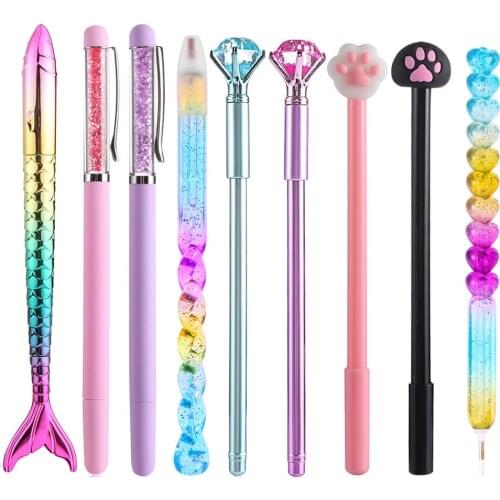 1PC Mermaid/Crystal/Gem/Cat Claw 5D Diamond Painting Point Drill Pen Cross Stitch Accessories DIY Crafts Sewing Embroidery Tools
