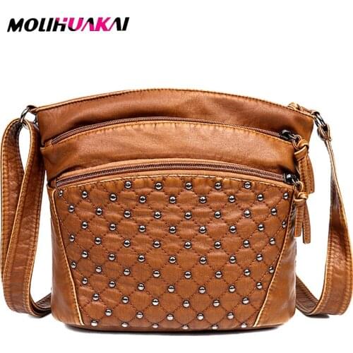 2020 Women Leather Handbags Crossbody Bags For Women High Quality Soft Leather Shoulder Bags Designer Ladies Messenger Bag