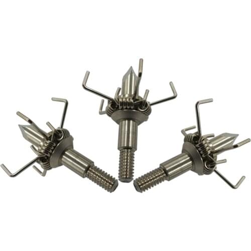 3PCs Judo Broadheads 100Grain 5 Claws Points for Hunter Archery Hunting