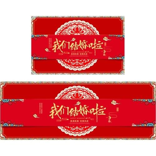 45x120cm 6mm 3D Rugs Wedding Home Decoration Printed Carpets Door Mat Wedding Set Creative Non-slip Floor Mat For Kitchen