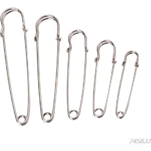 5 PCS Large Metal Safety Pin--Big and Strong Enough to Hold Heavy-Materials Like Canvas, Leather, Upholstery G03 Drop ship