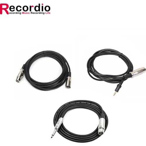 GAZ-CB01 3 Pin XLR Cable Male to Female Cable For Microphone Karaoke