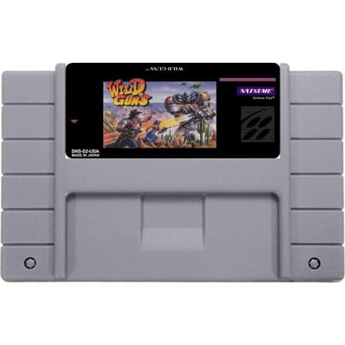 Hot Selling 16bit 46pin Super Game Card - Wild Guns