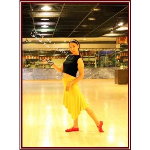 Lycra cotton gothic Tribal Belly Dance mini skirt Belly Dance short Skirt HHF08