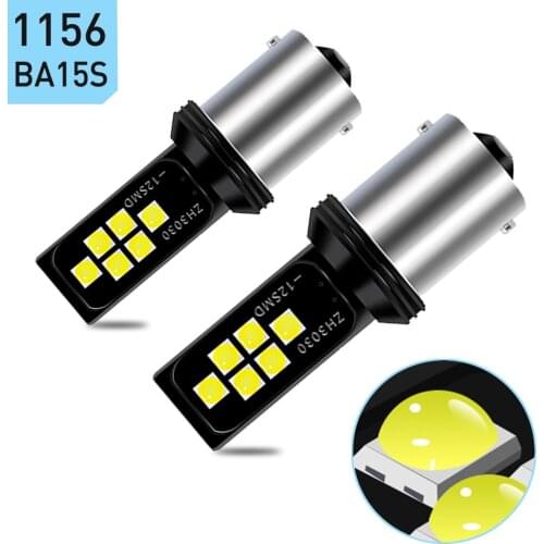 2X P21W 1156 Ba15s 1157 LED Bulb Car Back Up Reverse Light for BMW 3 5 SERIES E30 E36 E46 E34 X3 X5 E53 E70 Z3 Z4 Auto Lamp LED