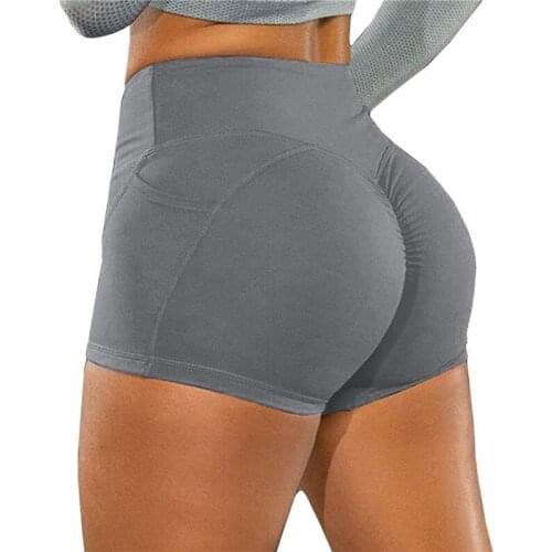 Summer Fitness Ladies Shorts High Waist Seamless Leggings Push Up Gym Training Tights Female Yoga Sport Short