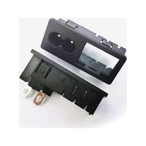 HOT NEW Power socket Power socket round head socket accessories 2 holes embedded switch 2PIN