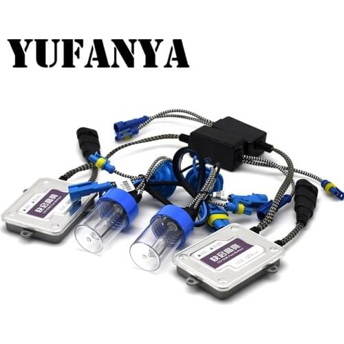 55W AC Fast Hid Xenon Kit Conversion Set Xenon Ballast D2H Xenon Bulbs 4300K 5500K 6000k Car Motorcycle Retrofit