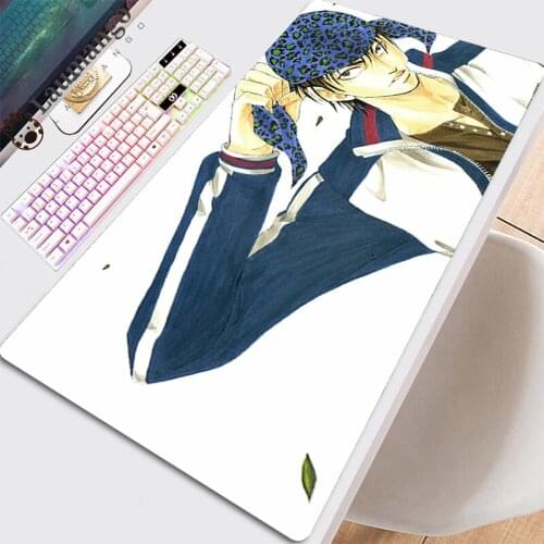 Table Pads Anime Mouse Pad Gaming Pc Gamer Desk Cabinet Non-slip Mat Mats Long Accessories Mause Large Mousepad Prince Of Tennis