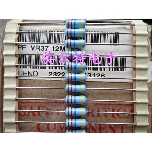 Original new 100% advanced resistance 1/2W 12M 0.5W12M 5% VR37 12M (Inductor)
