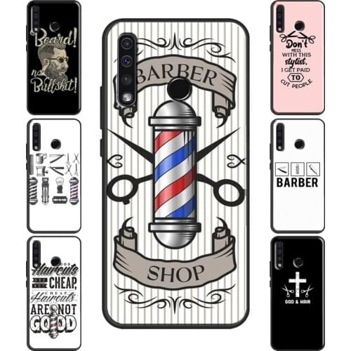 Barber Shop Hair Stylist Salon Case For Huawei Honor 9X 8X 7X 9 Lite 10 20 i 7A Pro 7C 8A 8C V20 Y9 Y6 Y7 2019 Nova 5T