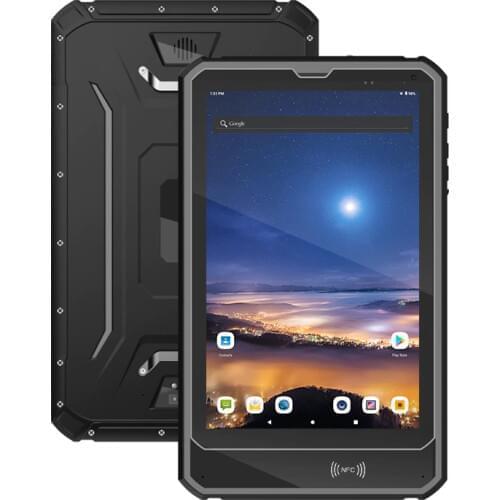 UNIWA Q10R 2 in 1 Smartphone NFC Tablet PC 9500mAh 10.1 inch IP68 Waterproof Rugged Android 9.0 MT6762 Octa 4G LTE 64GB Tablet