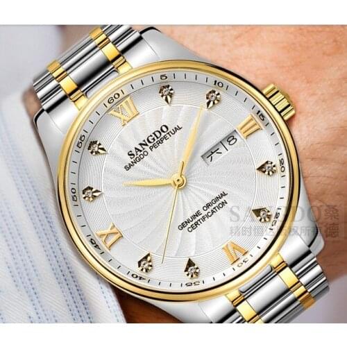 40mm Sangdo Luxury watches Automatic Self-Wind movement Sapphire Crystal High quality 2018 new fashion Mens watch SD39