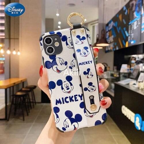 DISNEY Mickey silicone case for iPhone 11 Pro Xs Max iPhone SE 2020 6 6S 7 8 Plus Official Liquid Silicon 360 Full Cover