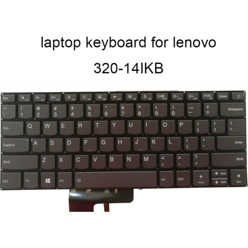 Replacement keyboards 320 14IKB backlit keyboard for lenovo IdeaPad 320 14IAP 14AST 14ISK US English black SN20M61969 PC4CPB new
