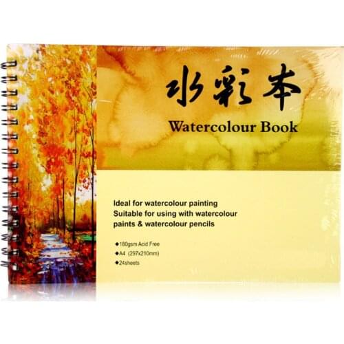 Art Supplies Watercolor Paper art Sketch Book A4 Paper Sketch Book Watercolor Notebook Suitable for Graffiti Painting Picture