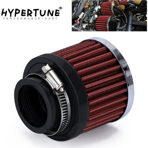Universal 1.5" 38mm Interface Motorcycle Car Air Intake Filters Cone Cold Air Filter System Turbo Vent Crankcase HT-AIT15