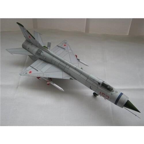 High quality Russian MIG E-152 fighter A fin Paper Model Kit