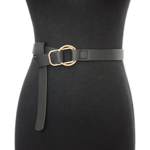 2020 New Women Wide Corset Leather Belt Female Tie Obi Waistband Fashion Bow Leisure Belts for Ladies Wedding Dress Waist Strap