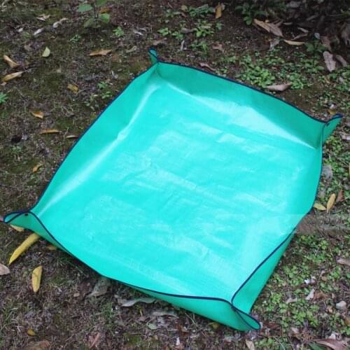 1PC Plant Pot Replacement Mat Gardening Potting Mat Waterproof Planting Mat Foldable Gardening Pad Flowers Planting Gadgets