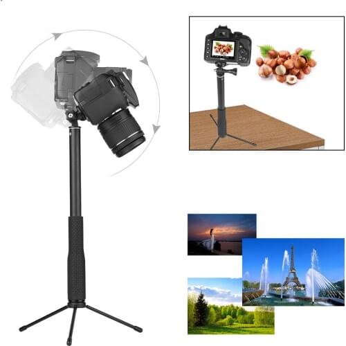 10 Pack 9 in 1 36" Inch Extendable Handheld Telescopic Monopod Bluetooth Remote Tripod Selfie Stick Kit for GoPro Yi SJCAM