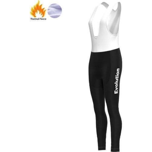 1999 Competition Evolution Team Retro Woman Fleece Cycling trousers Triathlon winter Bike Skinsuit Pants Pantalón ciclismo mujer