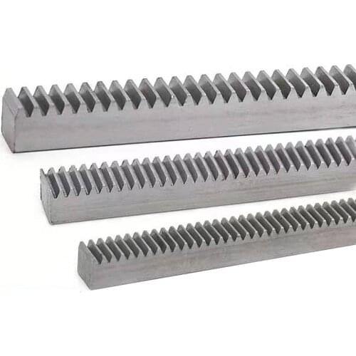 Free Shipping 10pcs 1M 1.0 Mod 12*12*1500mm Mold Gear Rack Precision CNC Rack Straight Teeth Toothed rack