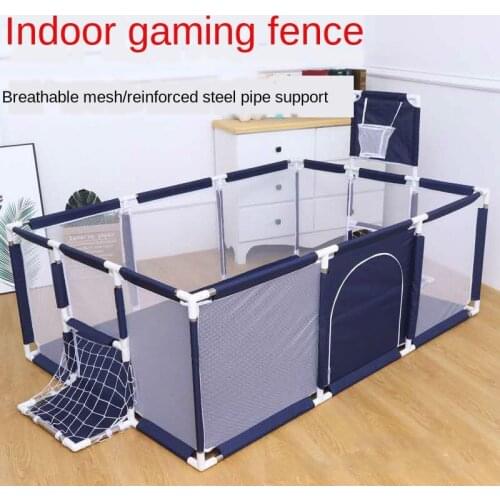 Enlarged Children Gaming Fence Indoor Ocean Ball Pool Football Field Baby Pitching Toys Safety Protective Grating Kids Activity