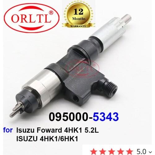 ORLTL 5343 Common Rail Diesel Injector 095000-5343 Nozzle 0950005343 8-97602-485-5 8-97602485-4 For Isuzu Foward 1 5.2L4HK1/6HK1