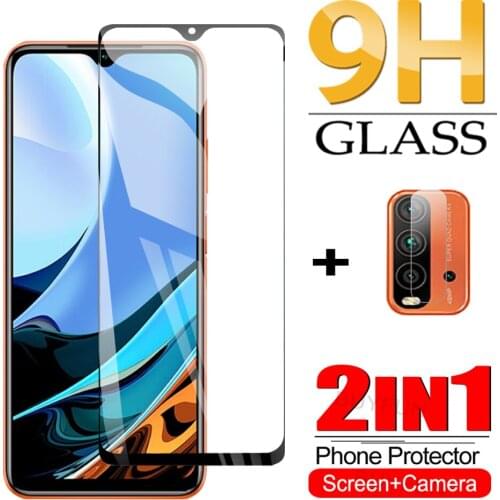 Screen + Camera Glass 2-IN-1 For Xiaomi Redmi Note 9T Screen Protector On For redmi 9t screen Lens Protective Tempered Glass