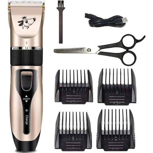 Rechargeable Low-noise Electrical Pet Hair Clipper Remover Cutter Grooming Cat Dog Hair Trimmer Electrical Pets Hair Cut Machine