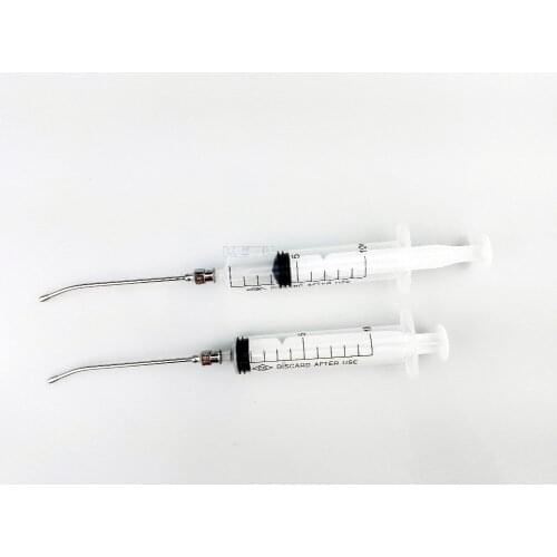 Gavage Crop Needle Feeding Syringe 10ml W 1.8mm x 80mm #18 Curve, Animal Feeding Needle, Oral Syringe