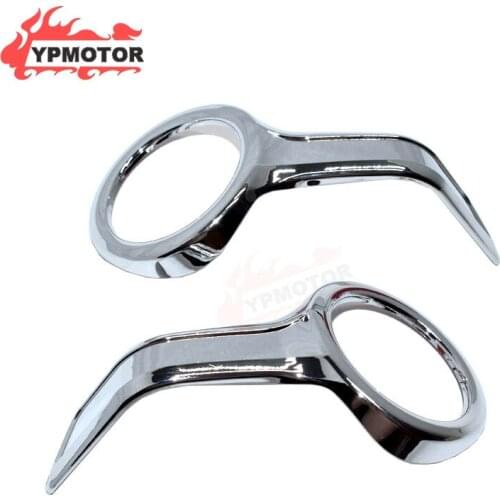 GL 1800 18-20 F6B Motocycle Chrome ABS Lower Fog Light Trim Accent Ring Cover Cap Decal For Honda Goldwing GL1800 2018-2020 2019