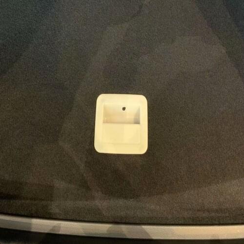 For Audi Q3 F3 2019 2020 ABS Caron Fiber Rear Trunk Open Switch Button Cover Trim Rear Lid Button Door Bowl Cover Frame Styling