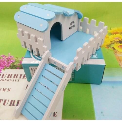 Hamster Ladder Fence Arch house Guinea Pig Squirrel Hedgehogs Cage Nest Toy Durable Platform Pet Small Animal hamster aisle