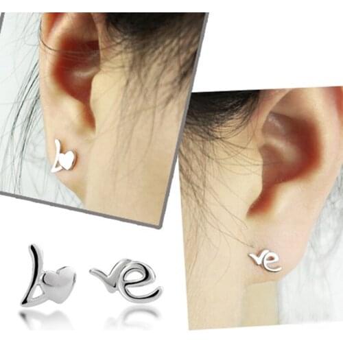 2020 New Hot Earrings Korean Fashion LOVE Earrings Needle Hot Holiday Gift