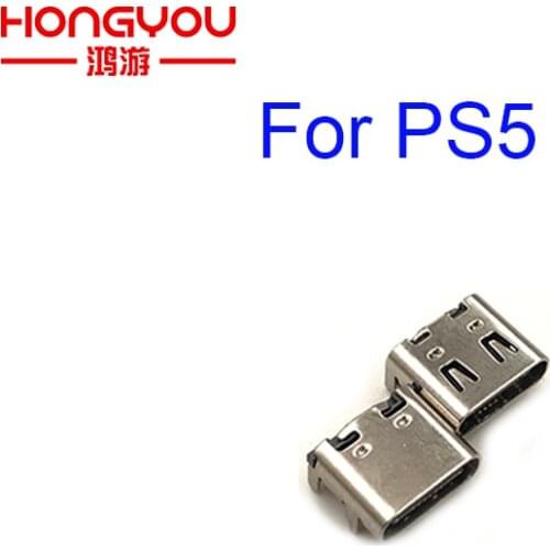 20pcs/100pcs for Sony Playstation 5 PS5 Controller Type C Charging Port Socket replacement for DualShock 5 Charger Jack